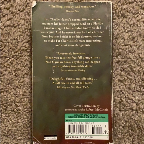 Anansi Boys By Neil Gaiman - Picture 2 of 2